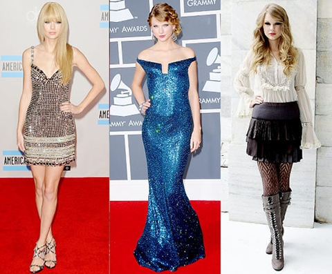 Taylor Swift tỏa sáng trong những bộ trang phục có phong cách công chúa, điệu đà và kiểu cách, rất hợp với khuôn mặt của cô. Taylor Swift tỏa sáng trong những bộ trang phục có phong cách công chúa, điệu đà và kiểu cách, rất hợp với khuôn mặt của cô.